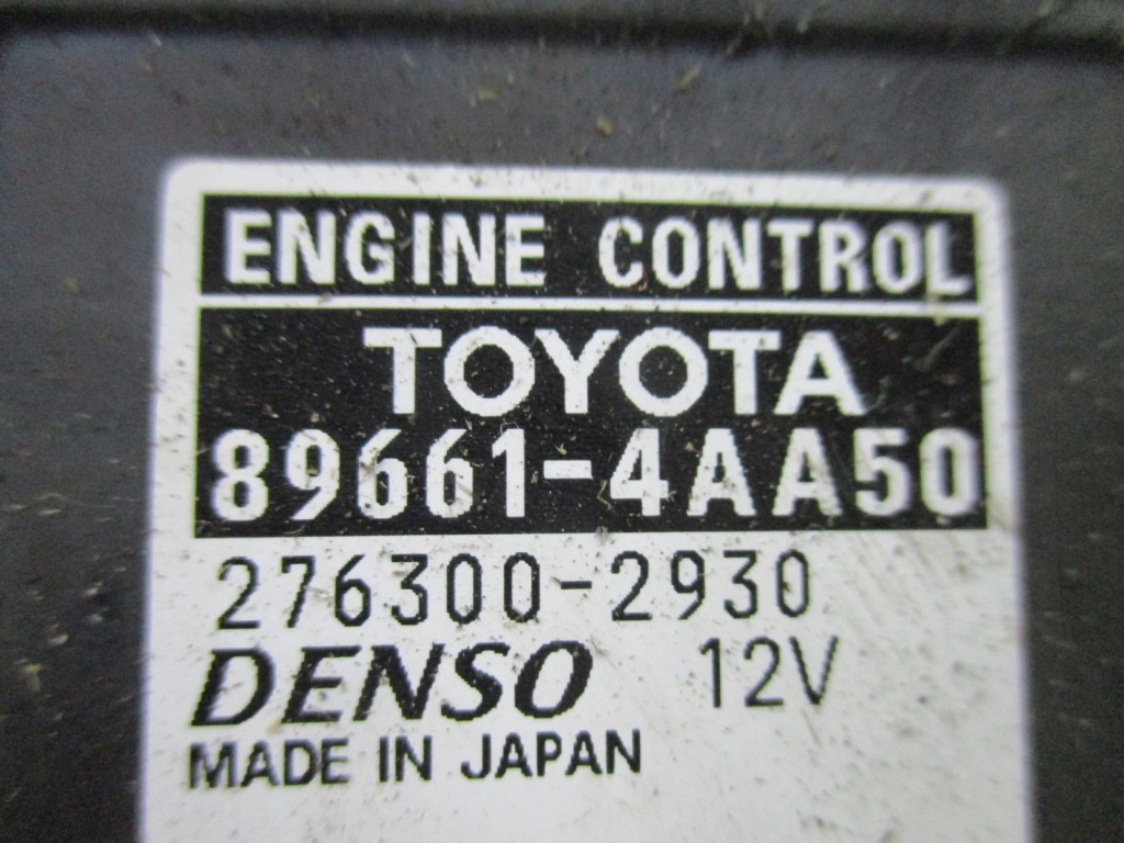 фото №3, Блок управления бортовой компьютер toyota rav4 rav-4 89661-4aa50