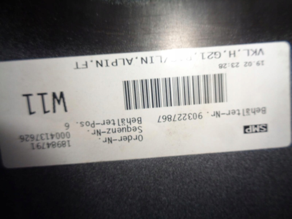 фото №12, Bmw 3 g21 бампер задняя задний задний oryg