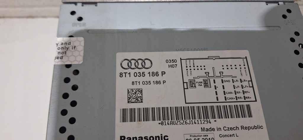 фото №3, Audi a4 a5 радіопрогравач 8t1035186p