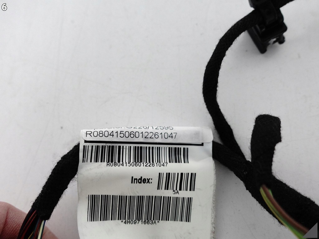 фото №7, Audi a8 s8 4h0 d4 13-17 lift проводка жгут дверь левых перед 4h0971633a