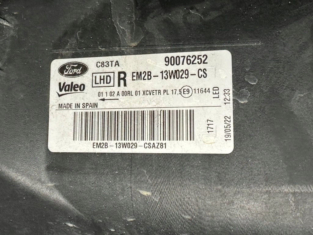 Ford galaxy mk3 s-max mk2 20- фара правий перед full led em2b-13w029-cs Київ