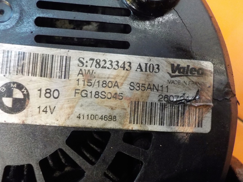 Bmw 3 f30 f10 f20 f25 2.0 d 15r 163km n47 генератор 7823343 Недорого