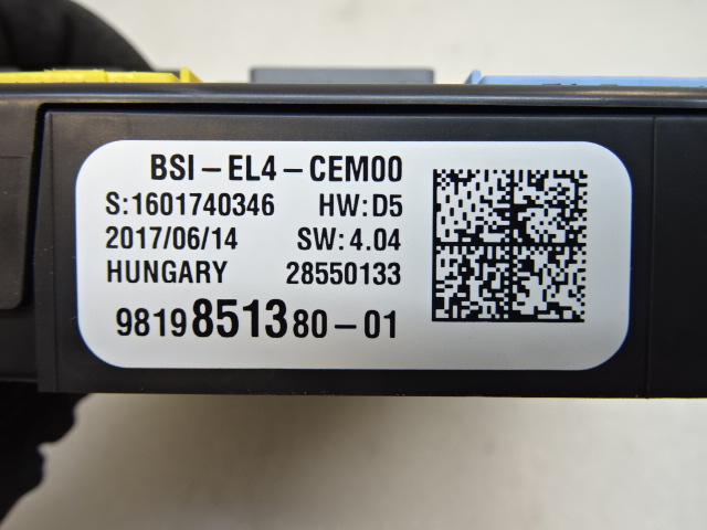 фото №10, Citroen c4 picasso ii lift бортовой компьютер набор стартовый 1.6 bluehdi