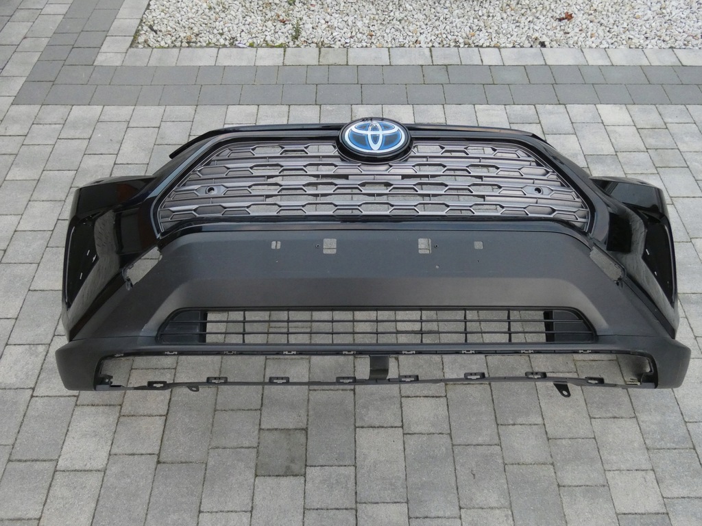 фото №1, Бампер, решётка радиатора, значок toyota rav-4 гибрид