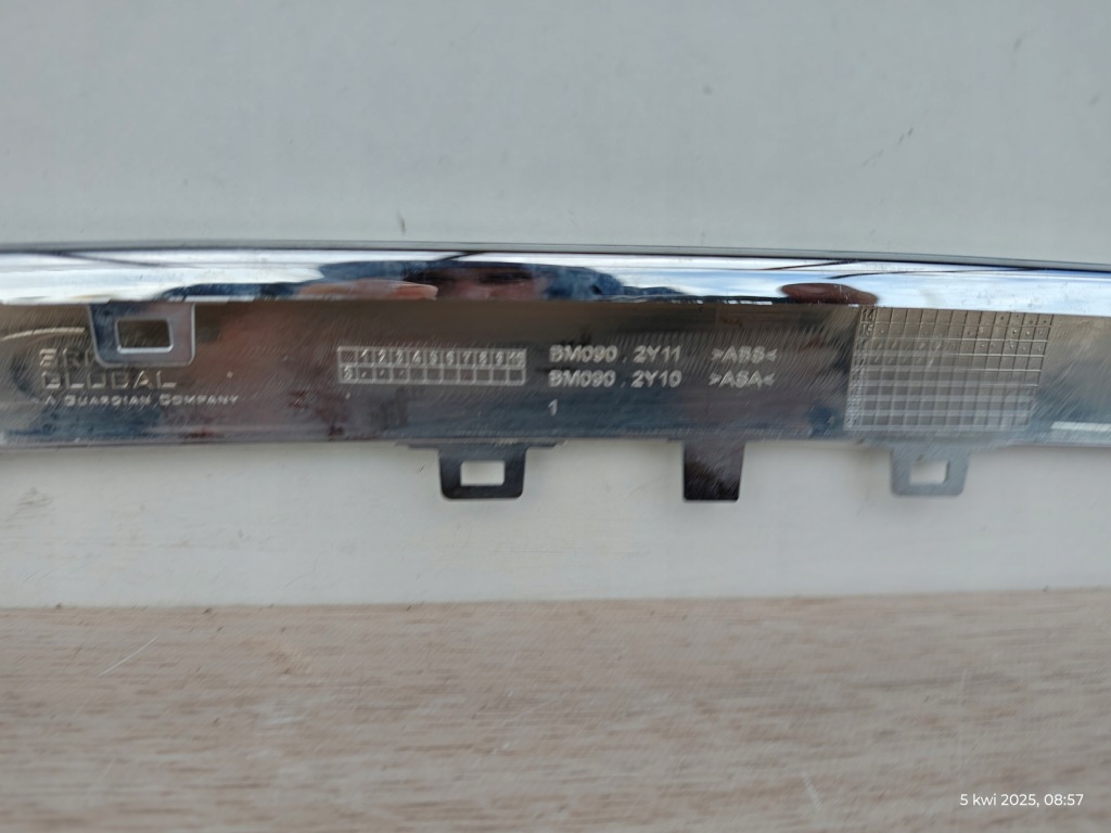 фото №3, Mini cooper s f54 clubman молдинг хром решітка бампера перед k132/622mr