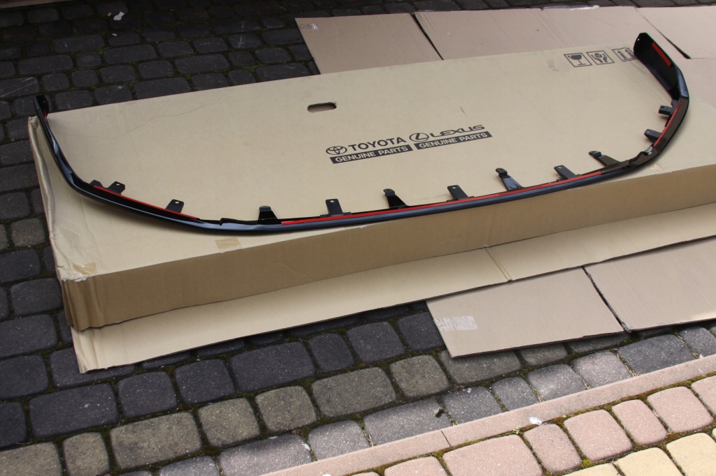 фото №1, Спойлер нижній бампер перед lexus rx iv 15-21r оригінал новий