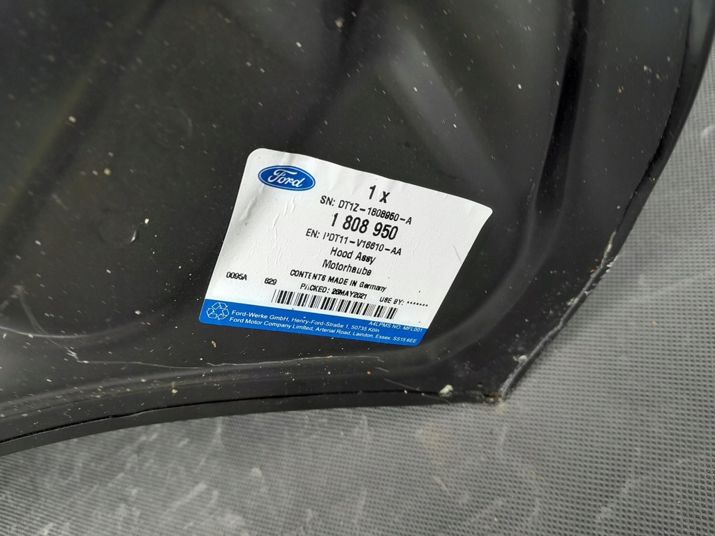 фото №14, Ford transit connect mk2 13- капот перед передняя