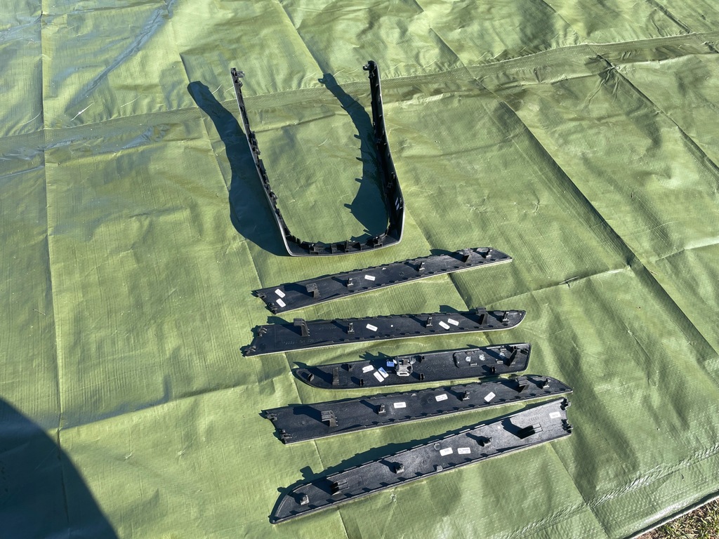 фото №9, Audi a4 b8 8k накладки декоры дверь рамка туннель шлифованный łuska quattro