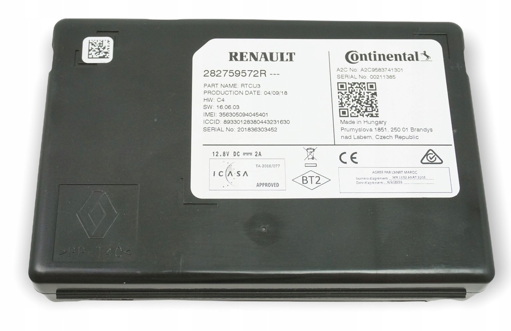 фото №1, Блок управления мультимедиа scenic iv 282759572r