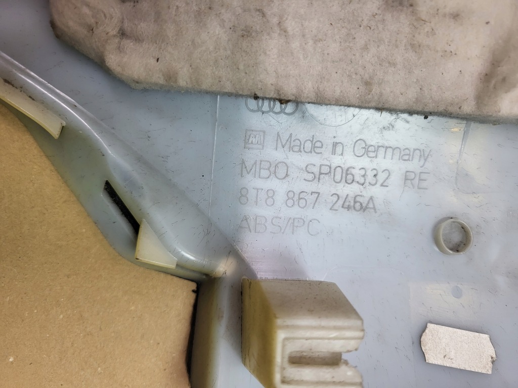 фото №10, Захист обшивка стійка лівий правий задня задня audi a5 sportback sline оригінальний номер eu