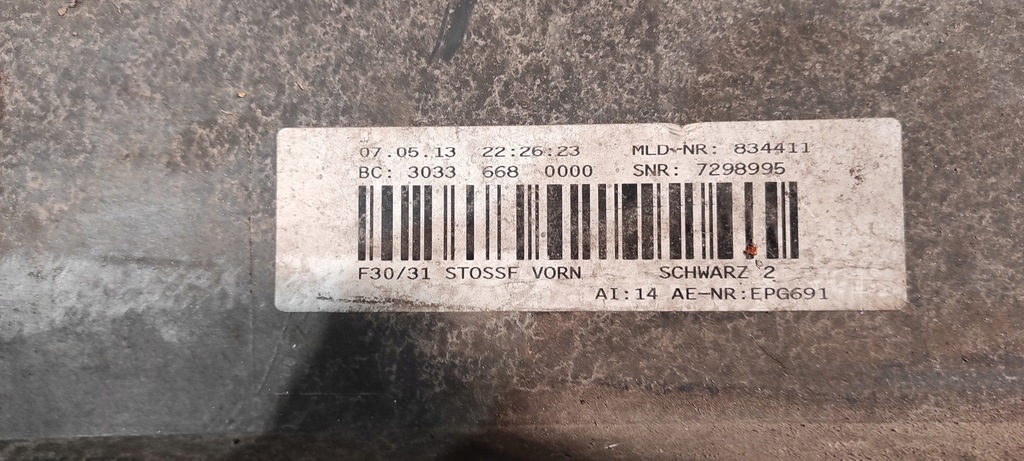 фото №10, Бампер перед bmw 3 iii f30 f31 2012-2015r 7298995