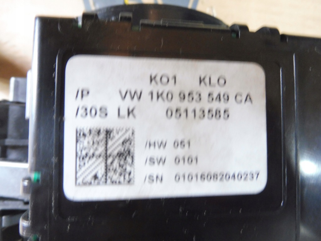 фото №9, Vw golf v колонка рулевая переключатель комбинированный 1k0953549ca 1k1419502ab