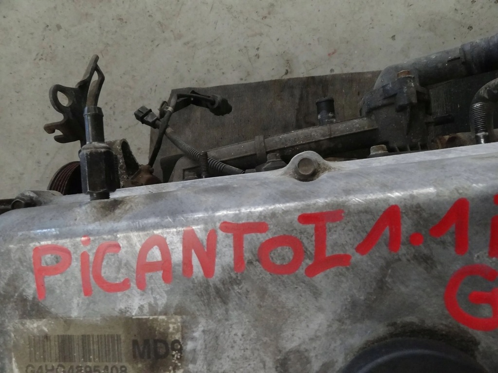 фото №13, Kia picanto i lx 2005 5d 1.1b двигатель bez оборудование g4hg4895408 123 tys przeb