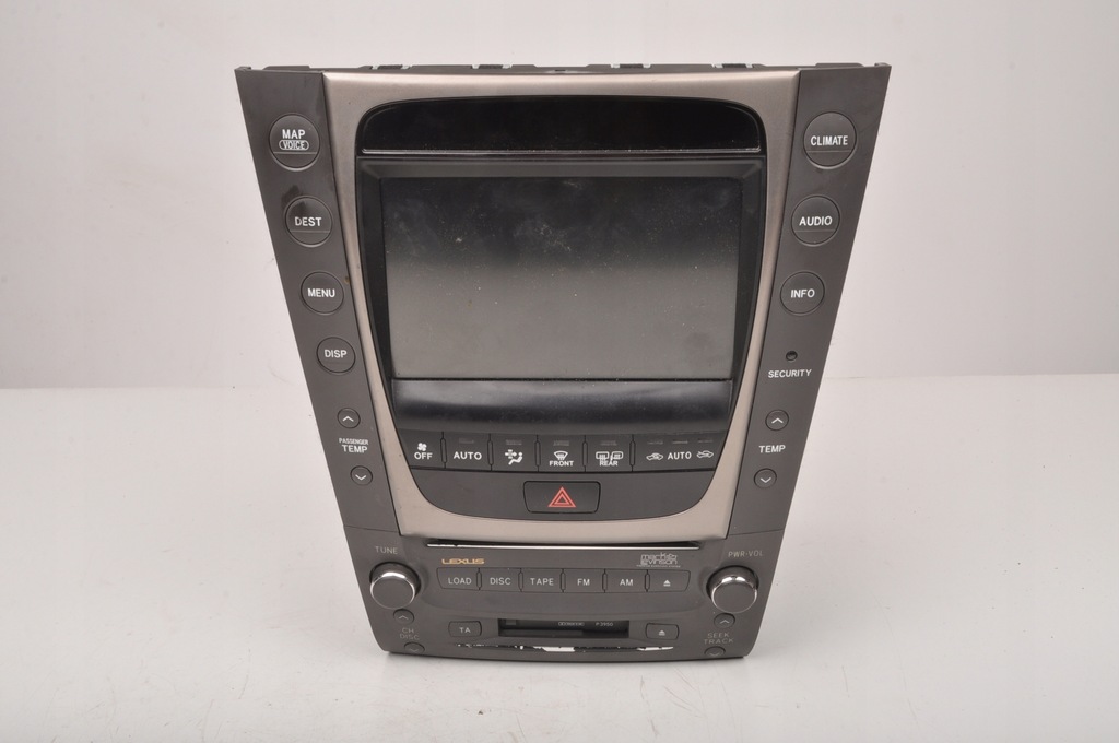 фото №1, Lexus gs iii радио навигация панель кондиционер