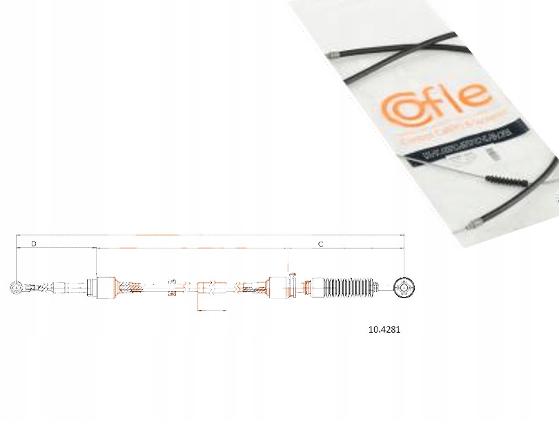 фото №1, Трос zm.biegow mini 01- cofle