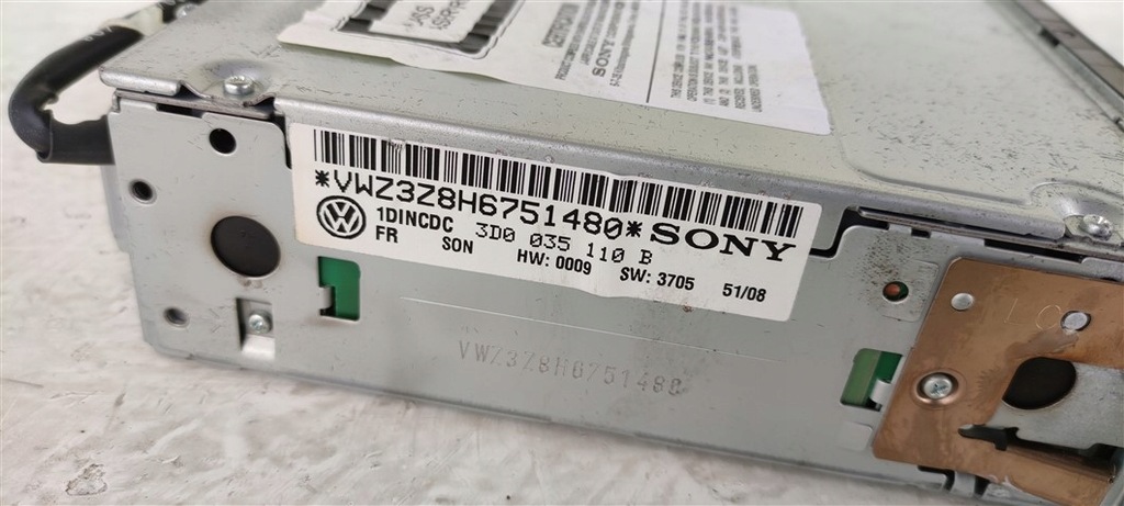 фото №5, Чейнджер дисків cd vw phaeton lift 02-10 3d0035110b
