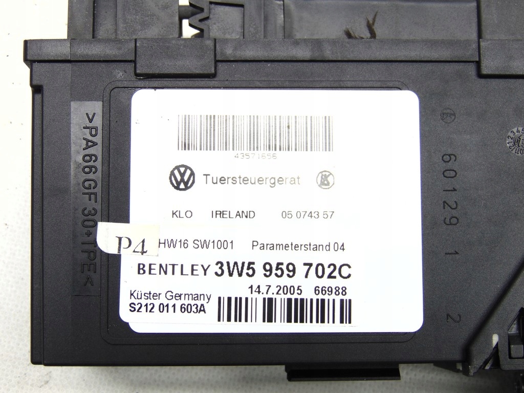 фото №7, Моторчик стекло правый перед 3w5959702c bentley continental flying spur 05-