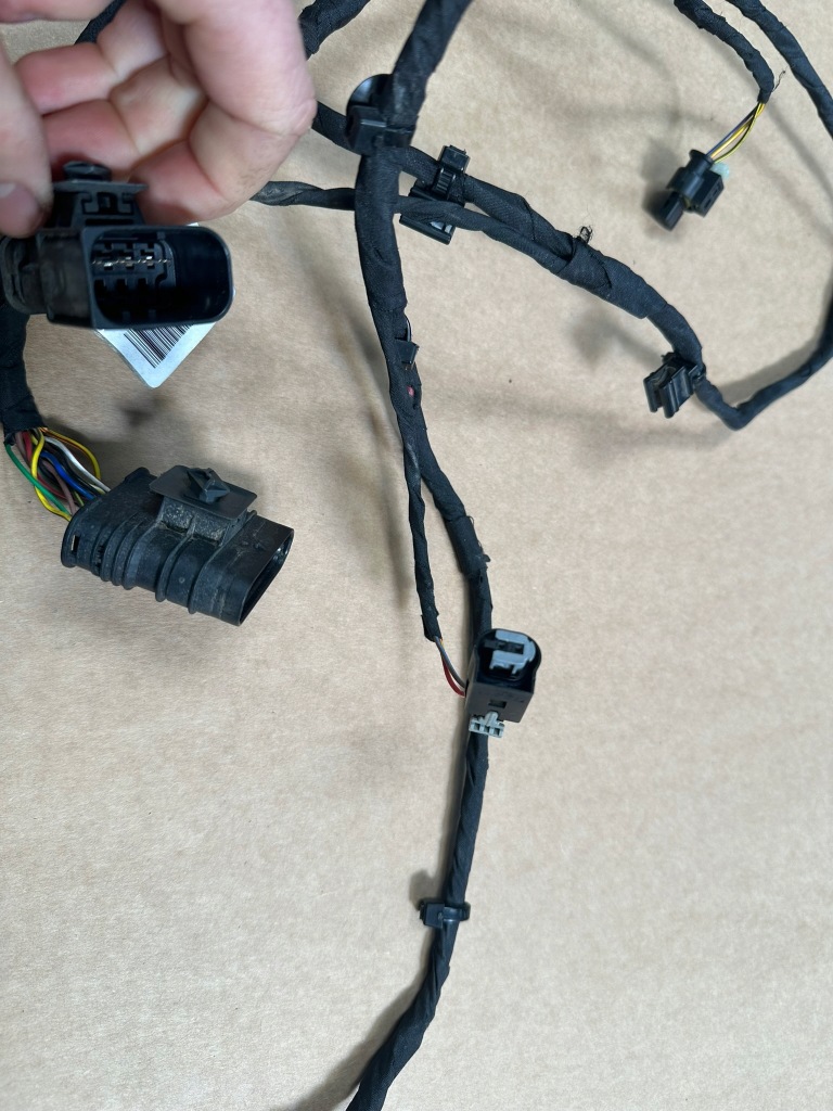 фото №9, Жгут pdc бампера, датчиков парковки mercedes eqa w243, h243 amg