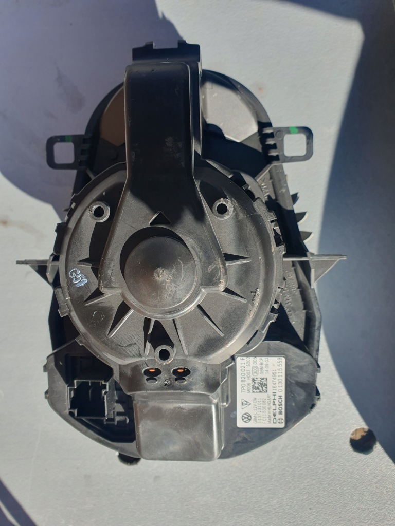 фото №5, Повітродувка вентилятор vw touareg 7p 0130115559