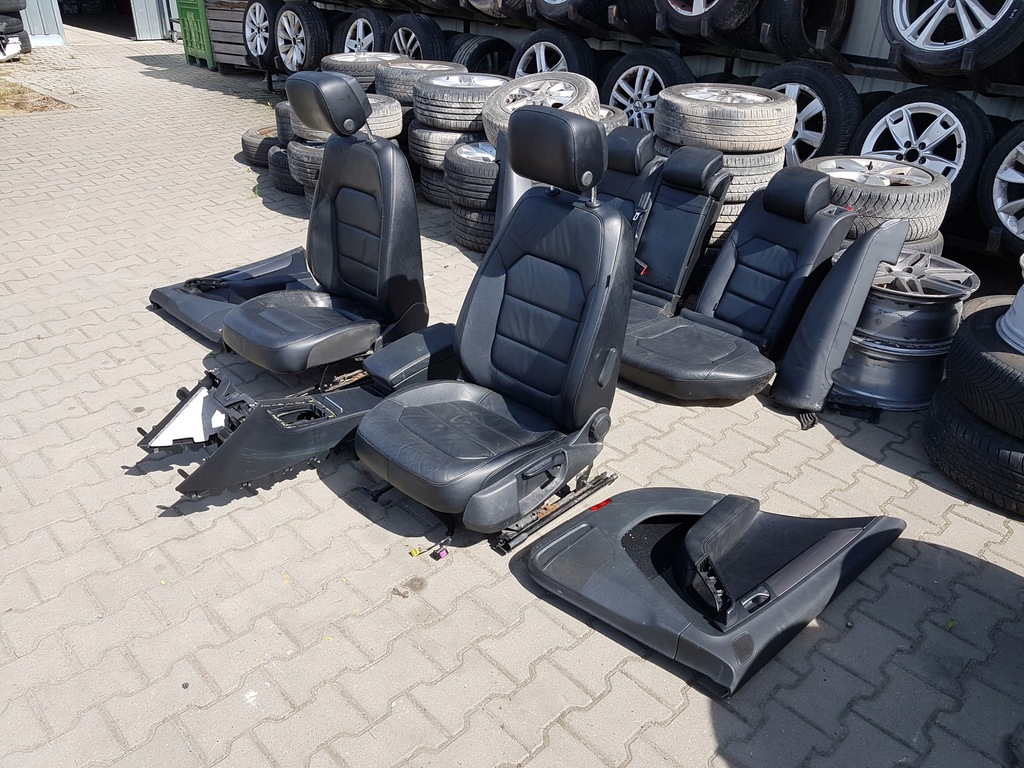 фото №6, Vw passat b7 10r- sedan сидіння шкіряний заднє сидіння