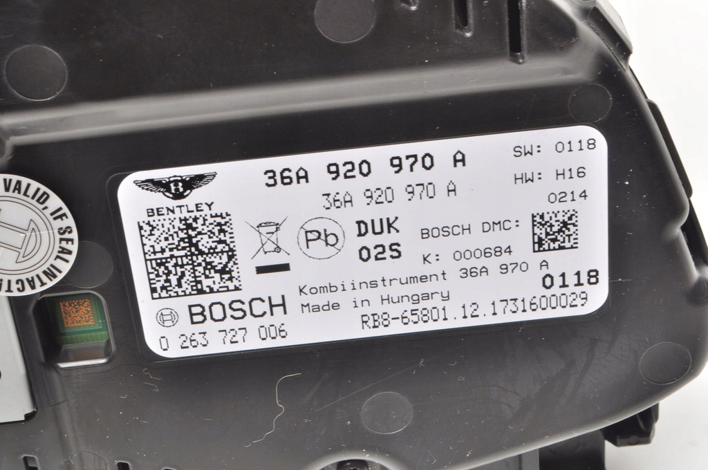 фото №6, Bentley bentayga 4.0 tdi счетчик приборы 36a920970a anglik