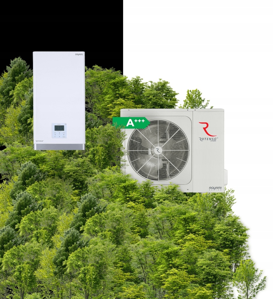 Насос тепла rotenso aquami split 8 kw 1-fazowa promocja raty zero Цена