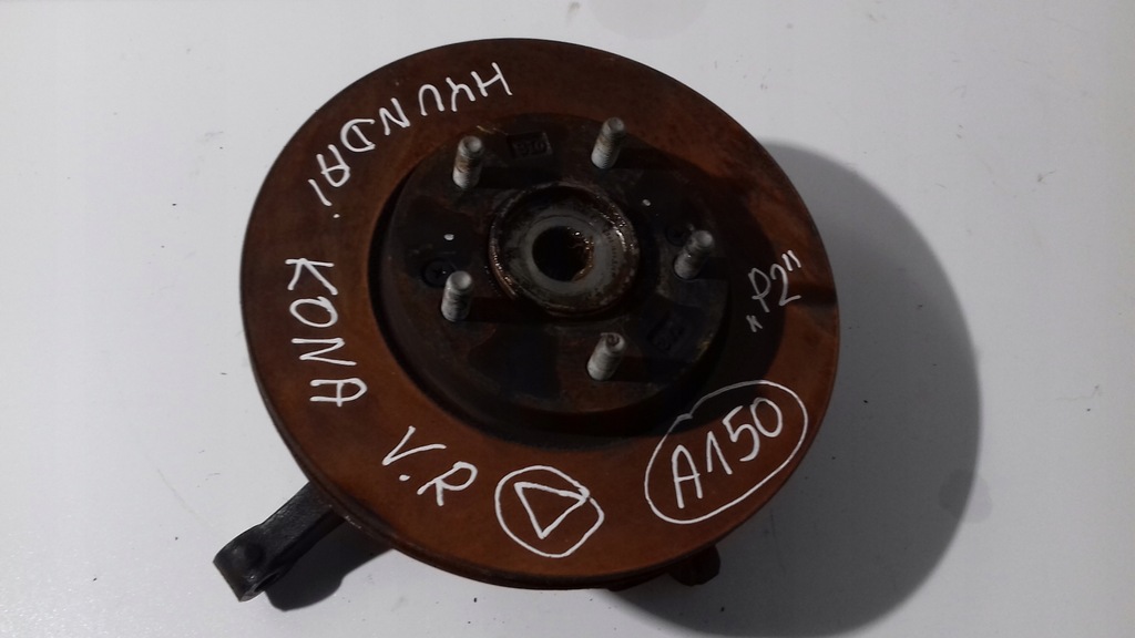 фото №1, Hyundai kona поворотный кулак правый перед ступица p2