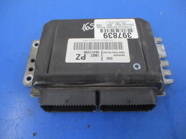 фото №1, Chevrolet matiz бортовой компьютер двигателя 96417290 5wy5403f
