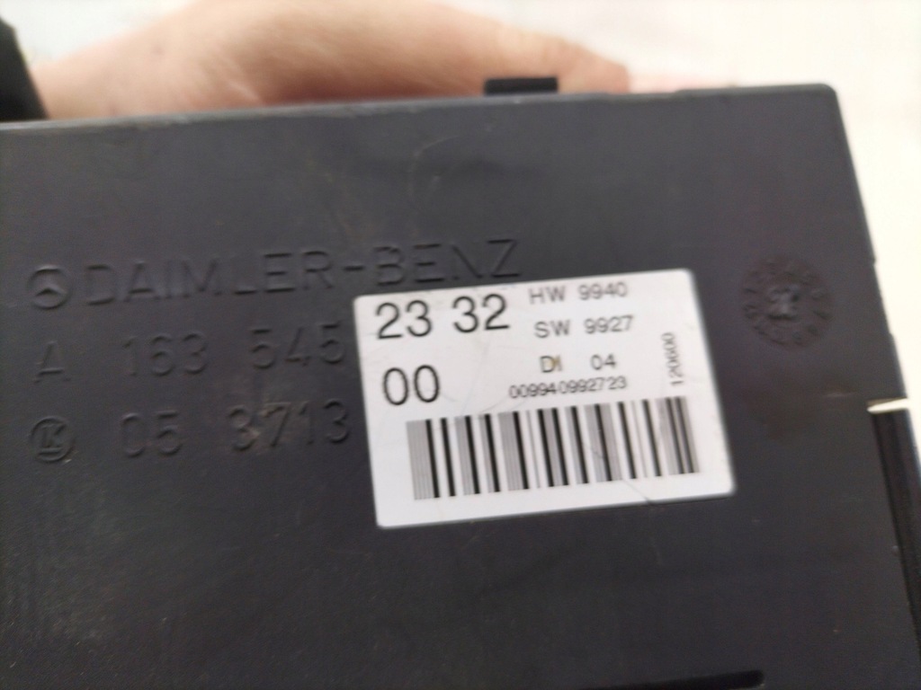 фото №5, Модуль комфорта mercedes-benz ml w163 a1635450716