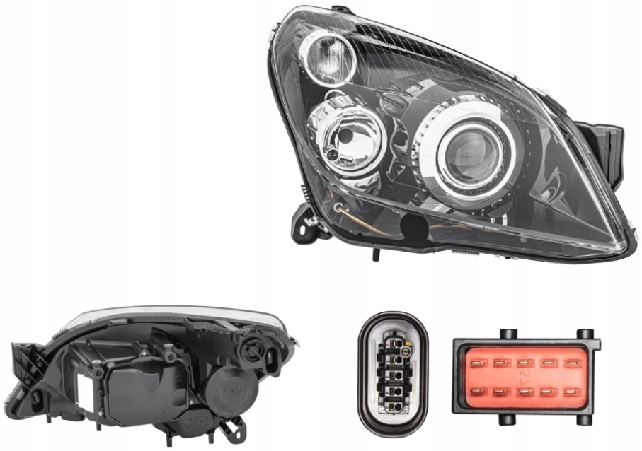 фото №1, Фара лампа правий opel astra h 03-12 ксенон