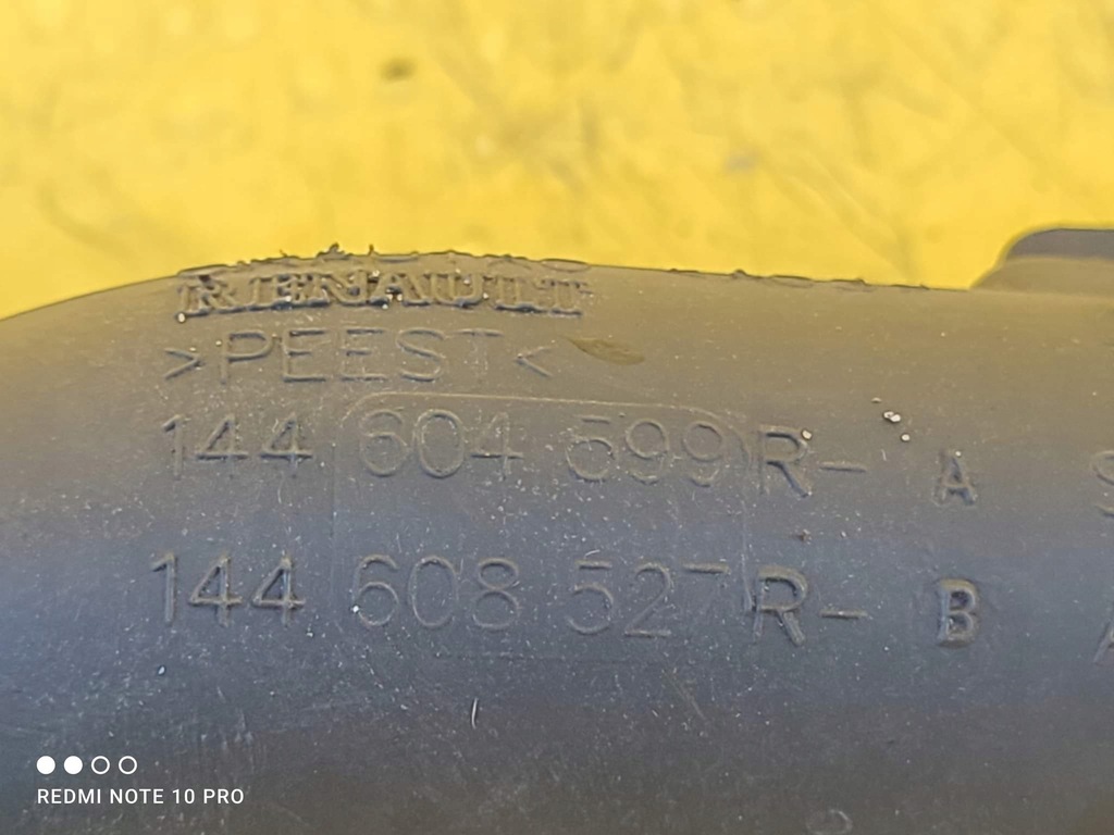 фото №2, Renault clio iv труба интеркулер 1.5 dci