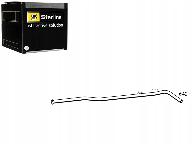 фото №1, Starline 36.31.430 труба вихлопна
