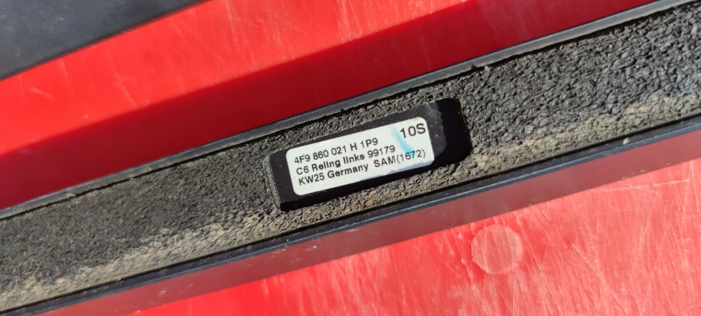 Рейлінг даховий чорний mat комплект audi a6 c6 1p9 Недорого