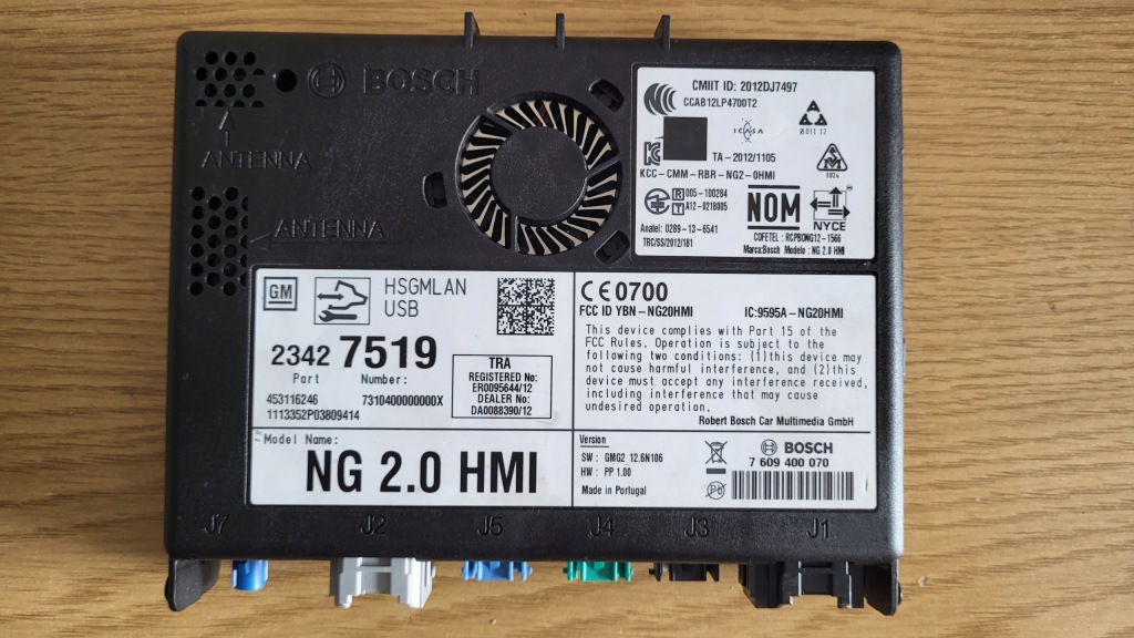 фото №1, Opel insignia a модуль hmi 23427519