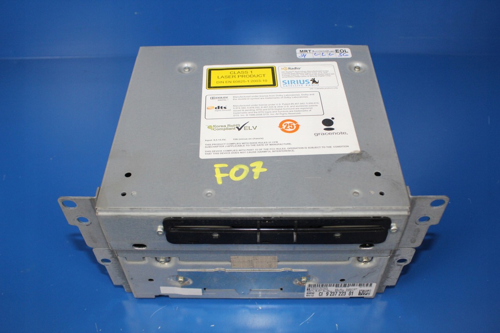 фото №1, Bmw 5 gt f07 nawigaja програвач радіо