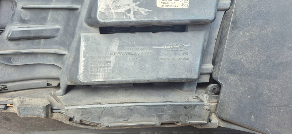 фото №12, Audi sq5 80a бампер перед передній кутик правий бампера 80a807103f