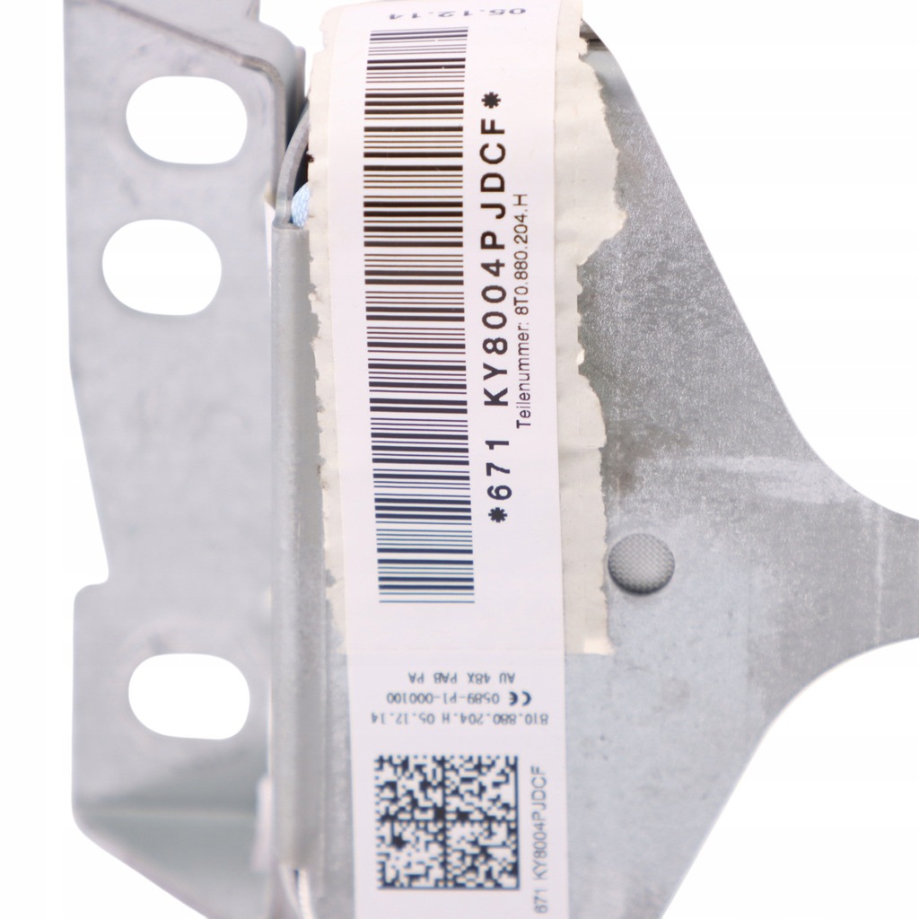 фото №10, Audi q5 8r подушка воздушная пассажира панели приборной панели 8t0880204h