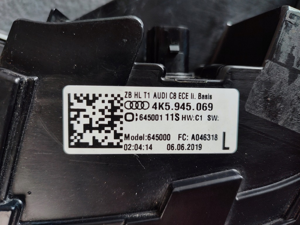 фото №8, Audi a6 c8 4k5 sedan лампа левый задняя 4k5945069