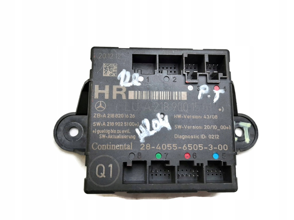 фото №1, Mercedes w204 p.t модуль дверь a2189001501
