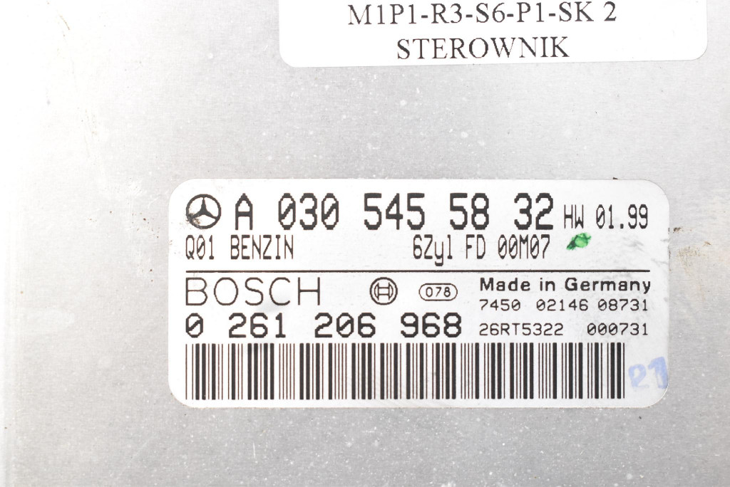 Блок управления бортовой компьютер двигателя a0305455832 mercedes e-klasa w210 2.6 v6 177 km Киев