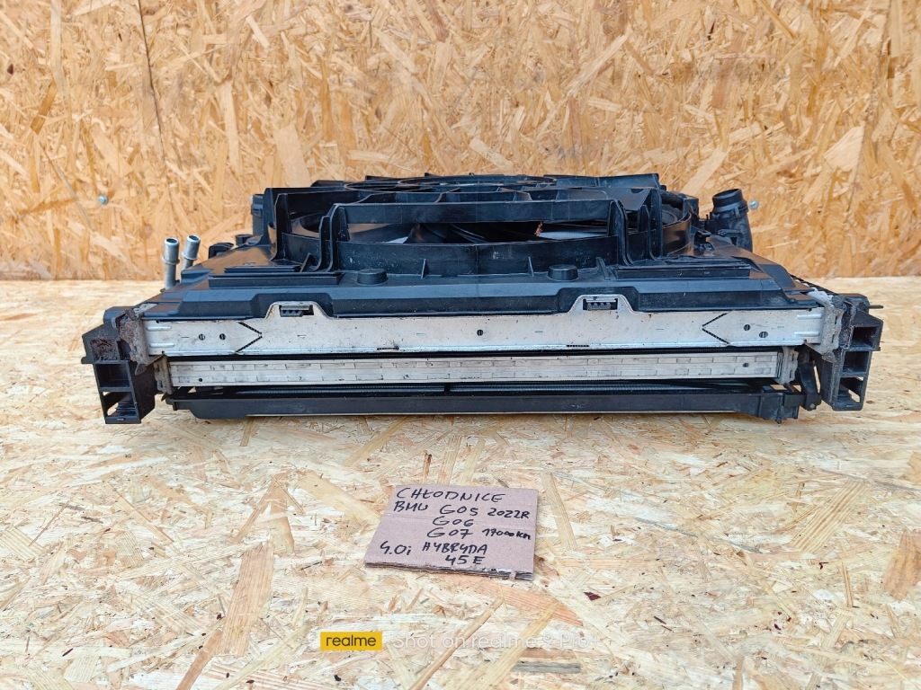 фото №7, Bmw x5 x6 x7 4.0d 45e гибрид комплект радиатор с вентилятор радиатор 2022r