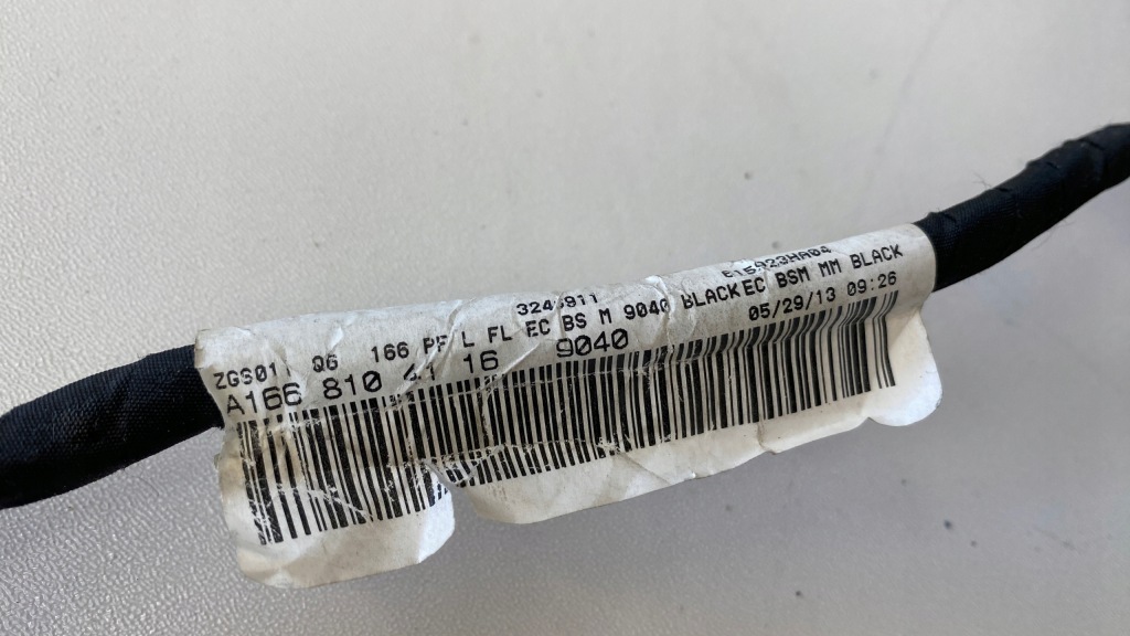 фото №8, Зеркало левая mercedes ml gl w166 x166 1668104116 цвет 040 20 pin