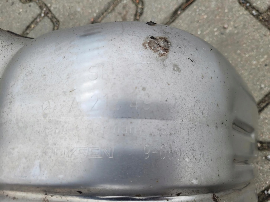 фото №5, Вихлоп гасник kompletny mercedes e w212 lift amg 2.2 d cdi sedan