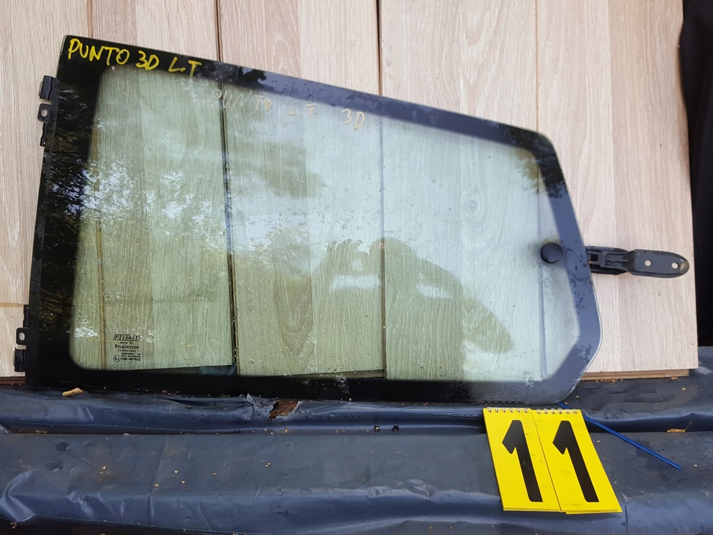 фото №1, Fiat punto 2 ii 3d стекло кузовная левый задняя