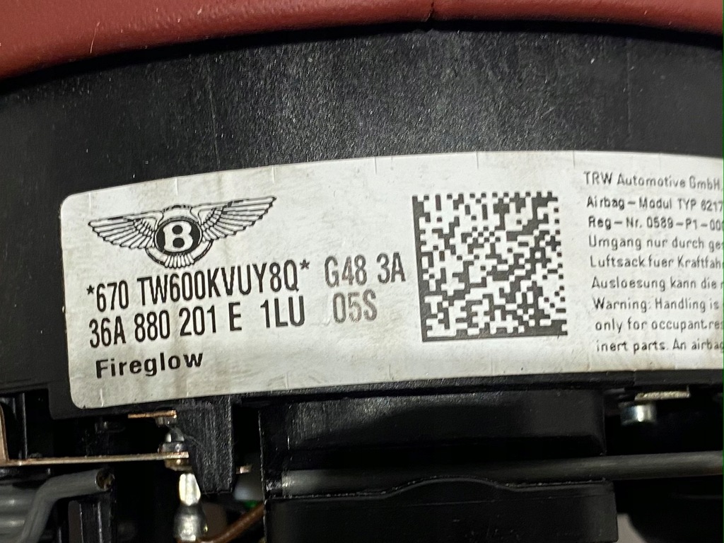 фото №6, Bentley bentayga contin подушка безпеки 36a880201 fireglow