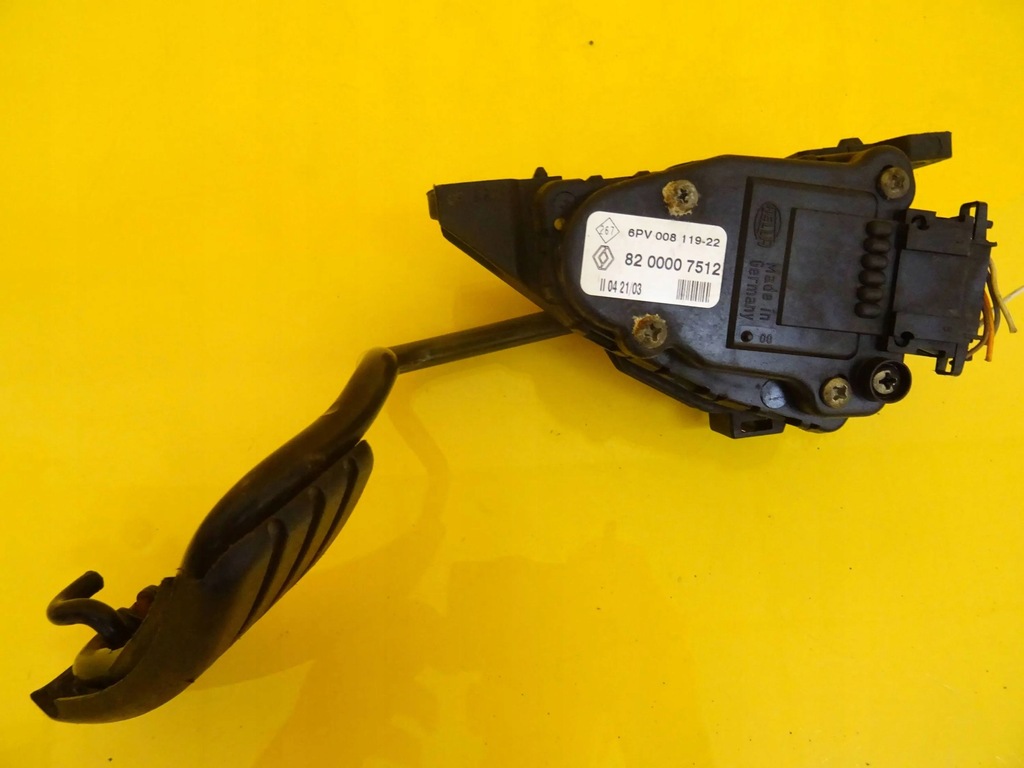фото №1, Потенциометр газа renault espace - grand 8200007512 nr250