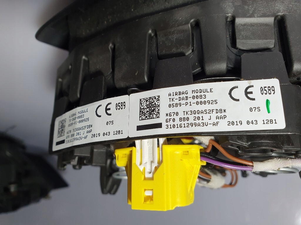 фото №15, Seat ibiza fr v leon 5f fr 2019r воздуховод мультифункция подушка безопасности 6f0880201j