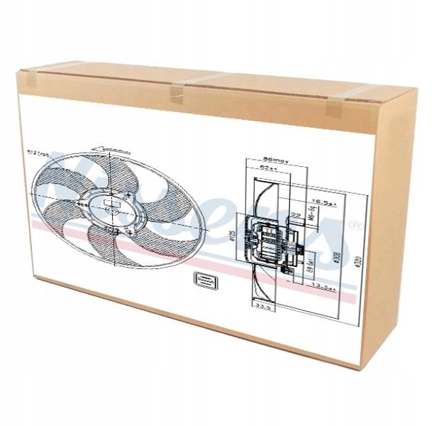 фото №1, Вентилятор радіатора peugeot 306 1.1 1.4 sl 1.6 sr