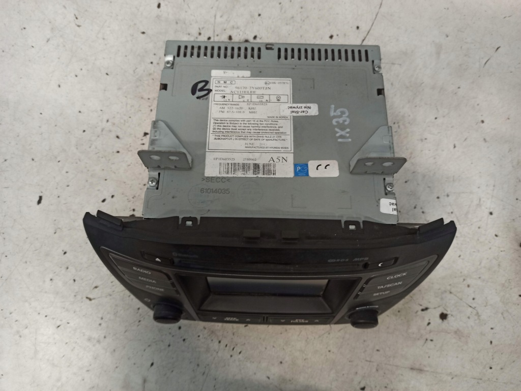 фото №3, Hyundai ix35 радиопроигрыватель 96170-2y600tjn