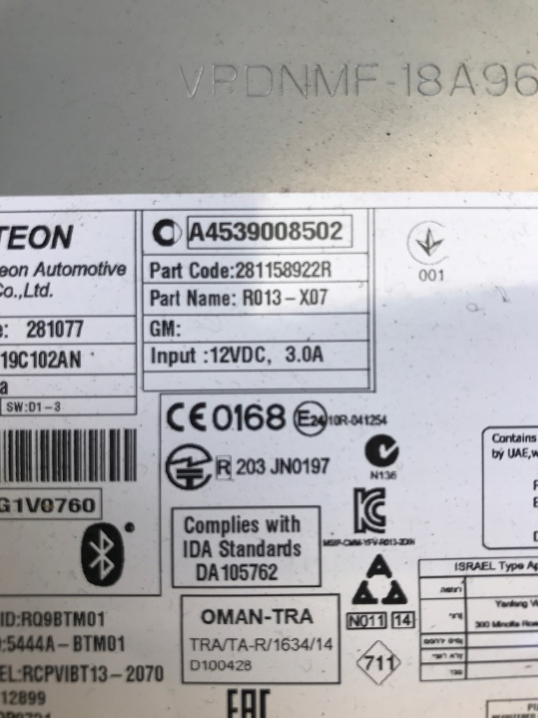 фото №4, Радіо cd smart forfour 453 ii a4539008502